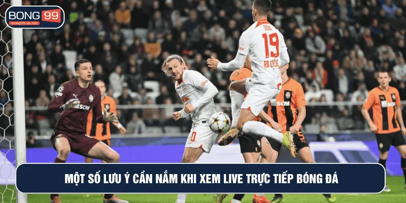 Một số lưu ý cần nắm khi xem live trực tiếp bóng đá 
